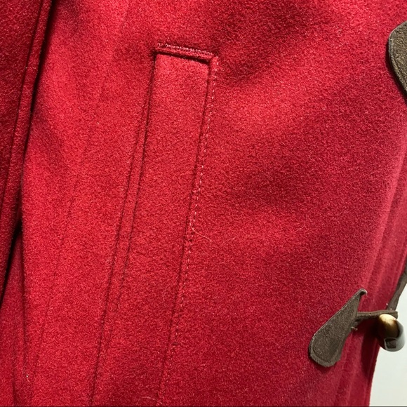 Gap Red Toggle Button Pea Coat - Picture 5 of 15